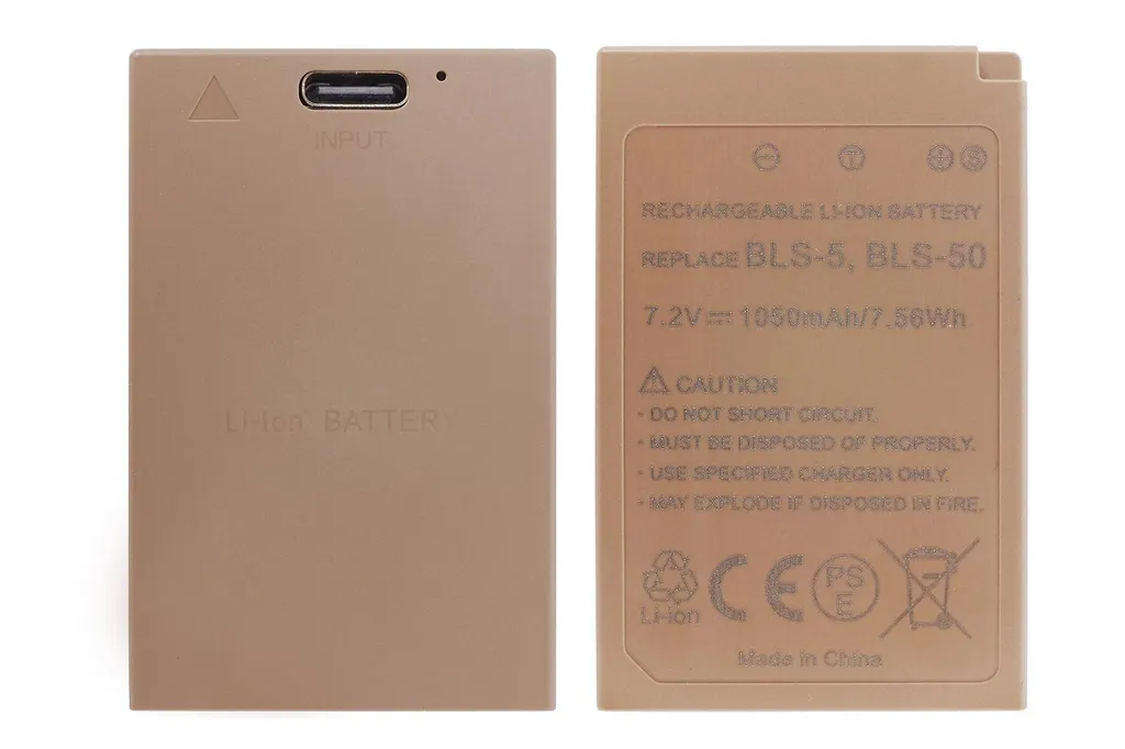 Batteri til BLS-50 for Olympus, 7.2V, 1050mAh v:8612485