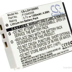 Batteri til Logitech C-LR65, 3.6V (3.7V), 1300 mAh v:5504890 Batteri til Logitech C-LR65, 3.6V (3.7V), 1300 mAh v:5504890