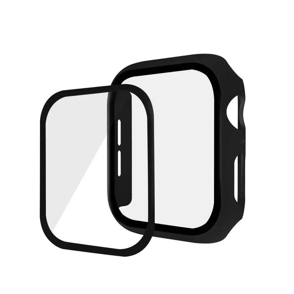 Apple Watch 4/5/6/SE 44mm Deksel + Skjermbeskytter – Svart v:8087346