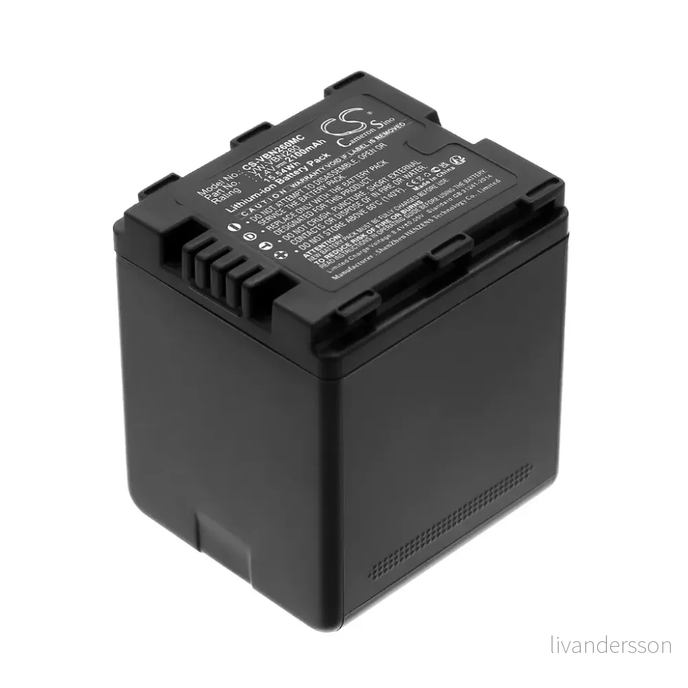 Batteri til Panasonic HC-X920, 7,2V, 2100mAh v:5229514