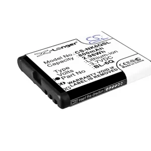 Batteri til BL-6Q erstatningsbatteri v:6376131 Batteri til BL-6Q erstatningsbatteri v:6376131