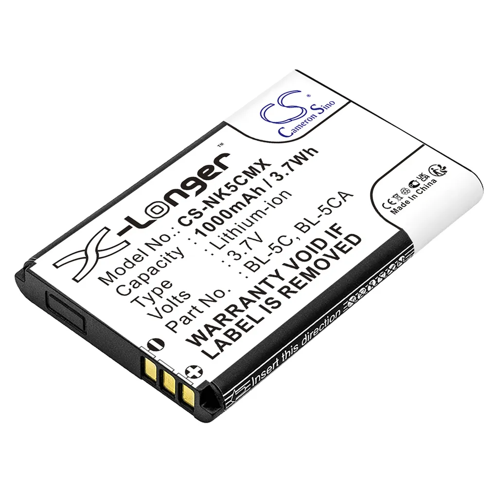 Batteri til Nokia E50, 3.7V, 1000 mAh v:9837678