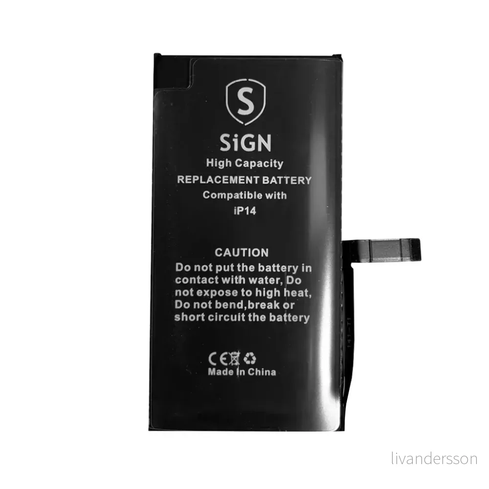 iPhone 14 Batteri med høy kapasitet – 3670 mAh v:5846887