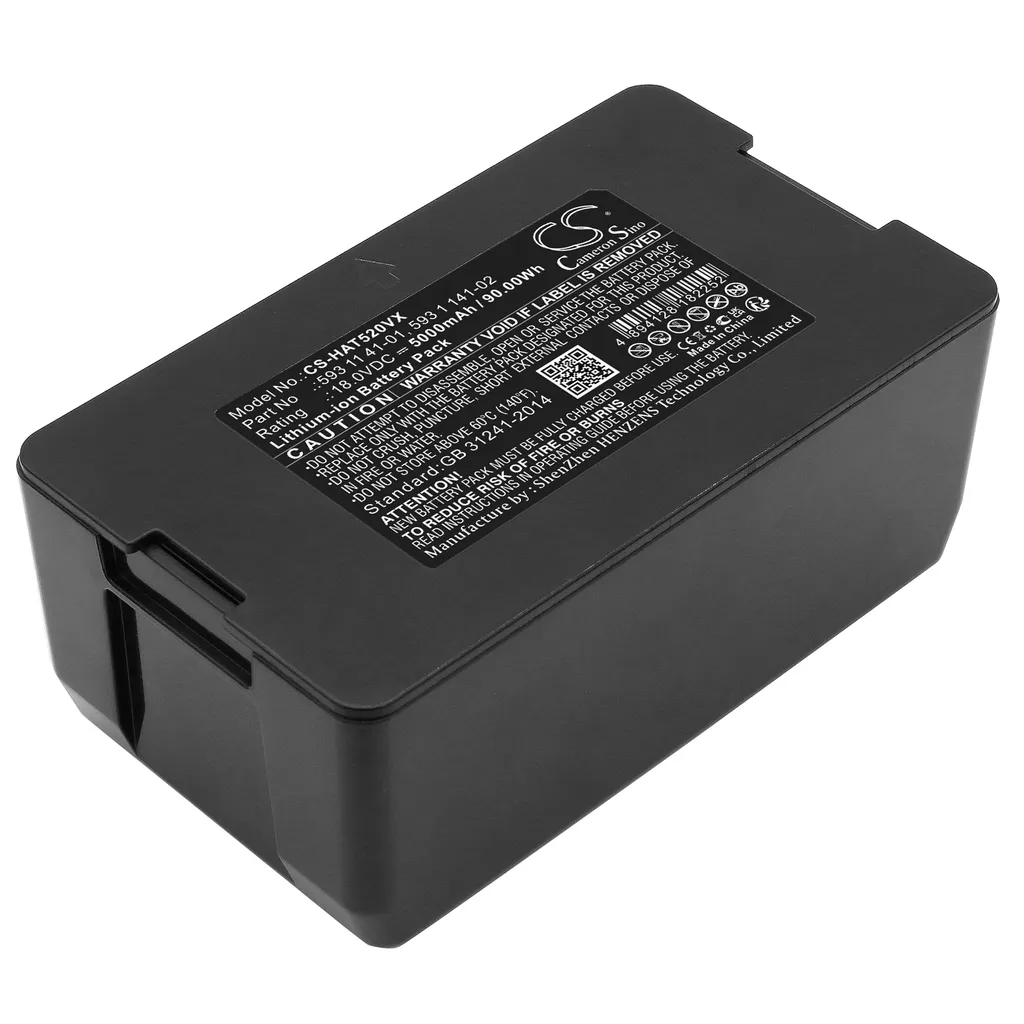 Batteri til Automower 550 2018, 18.0V, 5000mAh v:1620536