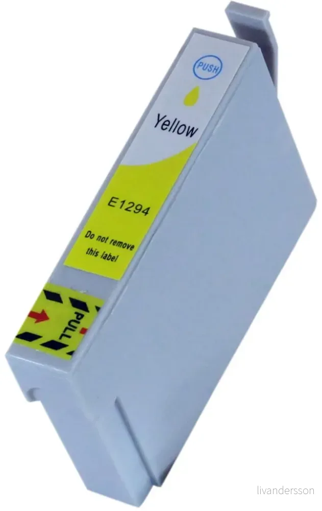 Kompatibel med Epson WorkForce 630 blekkpatron, 14ml, gul v:8294338