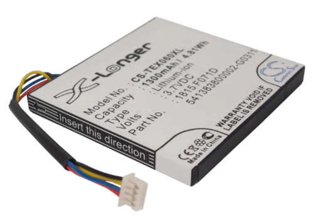 Batteri til Texas Instruments N2/AC/2L1/A, 3.7V, 1300 mAh v:1813592