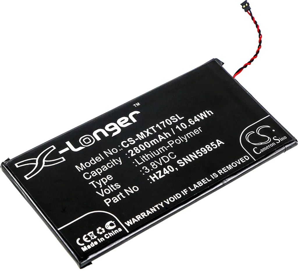 Batteri til Motorola Moto Z2 Play, 3.8V, 2800 mAh v:8300565