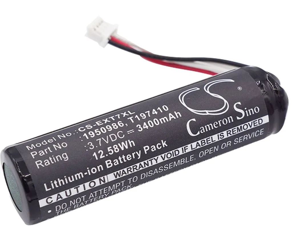 Batteri til 1950986 for Extech, 3.7V, 3400 mAh v:9103805