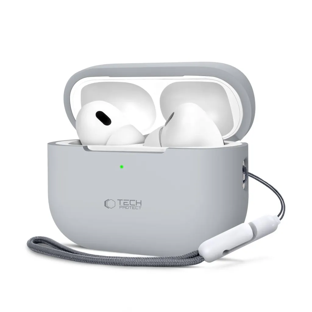Tech-Protect Silikon Deksel til AirPods Pro 1 / 2 – Grå v:8649212