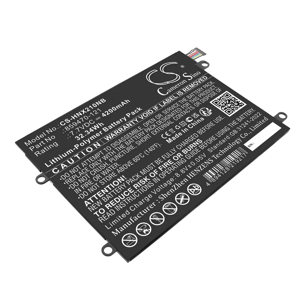 Batteri til Notebook X2 10-P027NL, 7.7V, 4200mAh v:9240466