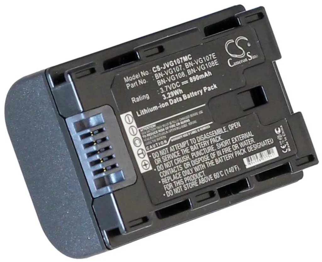 Batteri til BN-VG108E for JVC, 3.6(3.7V), 890 mAh v:2626233