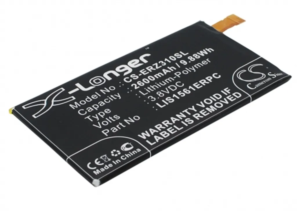 Batteri til Sony Ericsson E5343, 3.8V, 2600 mAh v:6307497