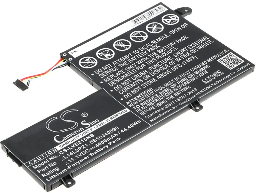 Batteri til 5B10K10236 for Lenovo, 11.1V, 4000 mAh v:8400268
