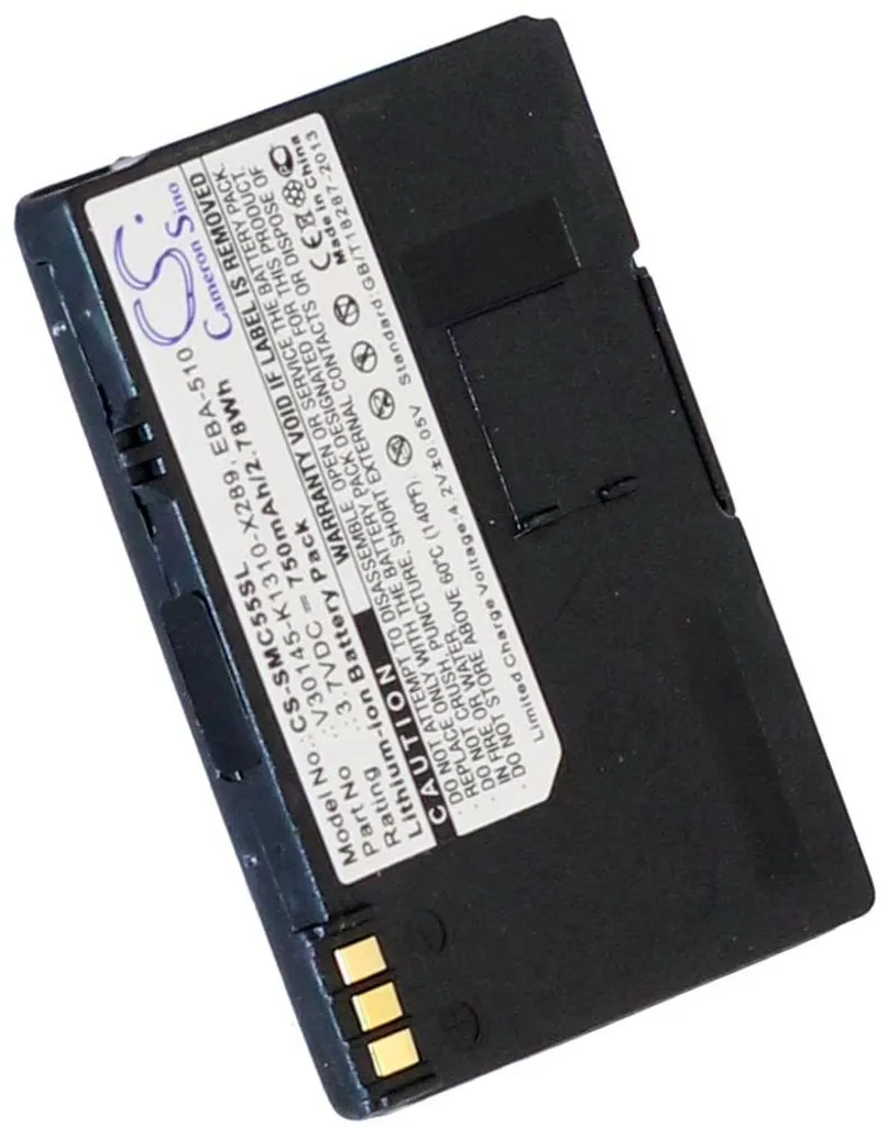 Batteri til Siemens Gigaset SL55, 3.6V (3.7V), 750 mAh v:7785801