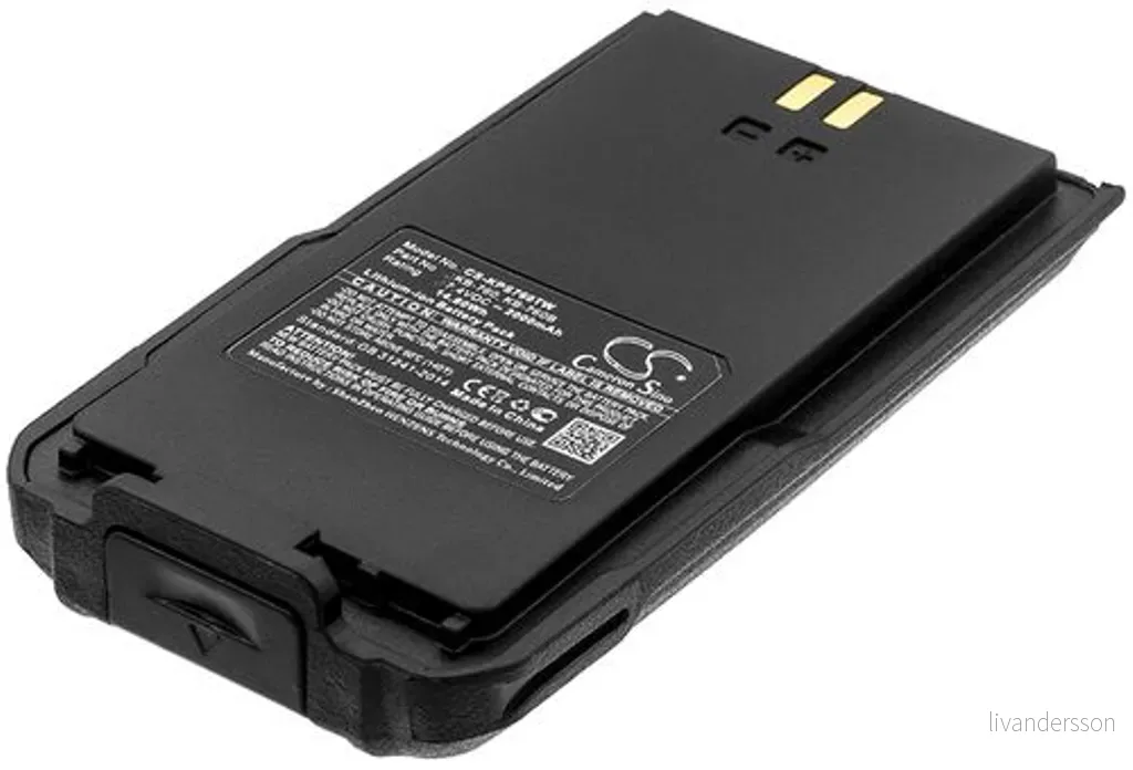 Batteri til KB-760B for Kirisun, 7.4V, 2000 mAh v:1081431