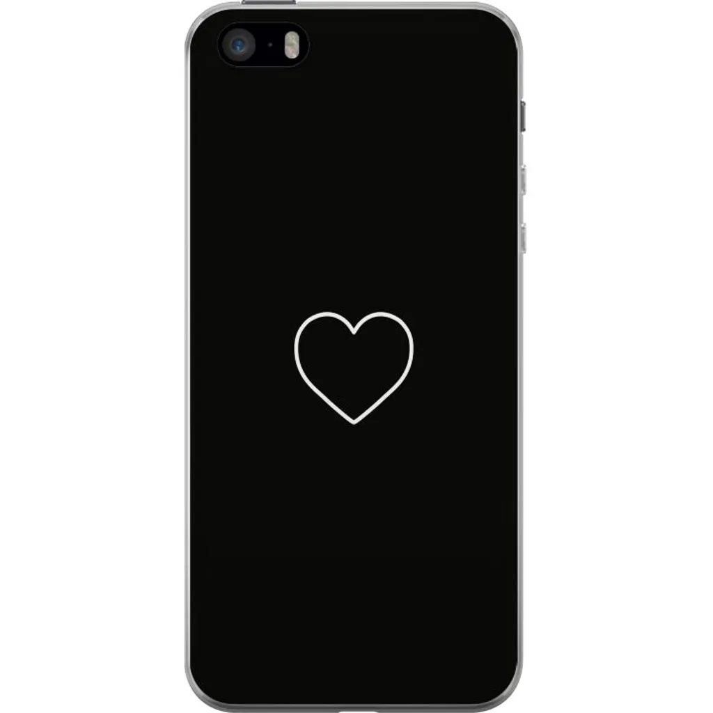Apple iPhone SE (2016) Gjennomsiktig Telefondeksel Hjärta v:9375423 Apple iPhone SE (2016) Gjennomsiktig Telefondeksel Hjärta v:9375423