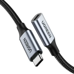Ugreen USB-C hann til hunn PD QC skjøtekabel 100W, 10Gbps, 1m v:8051622