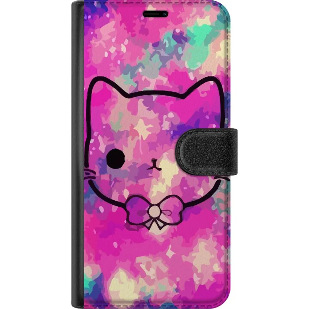 Motorola Moto G05 Sort Lommebokdeksel Katt v:4518941