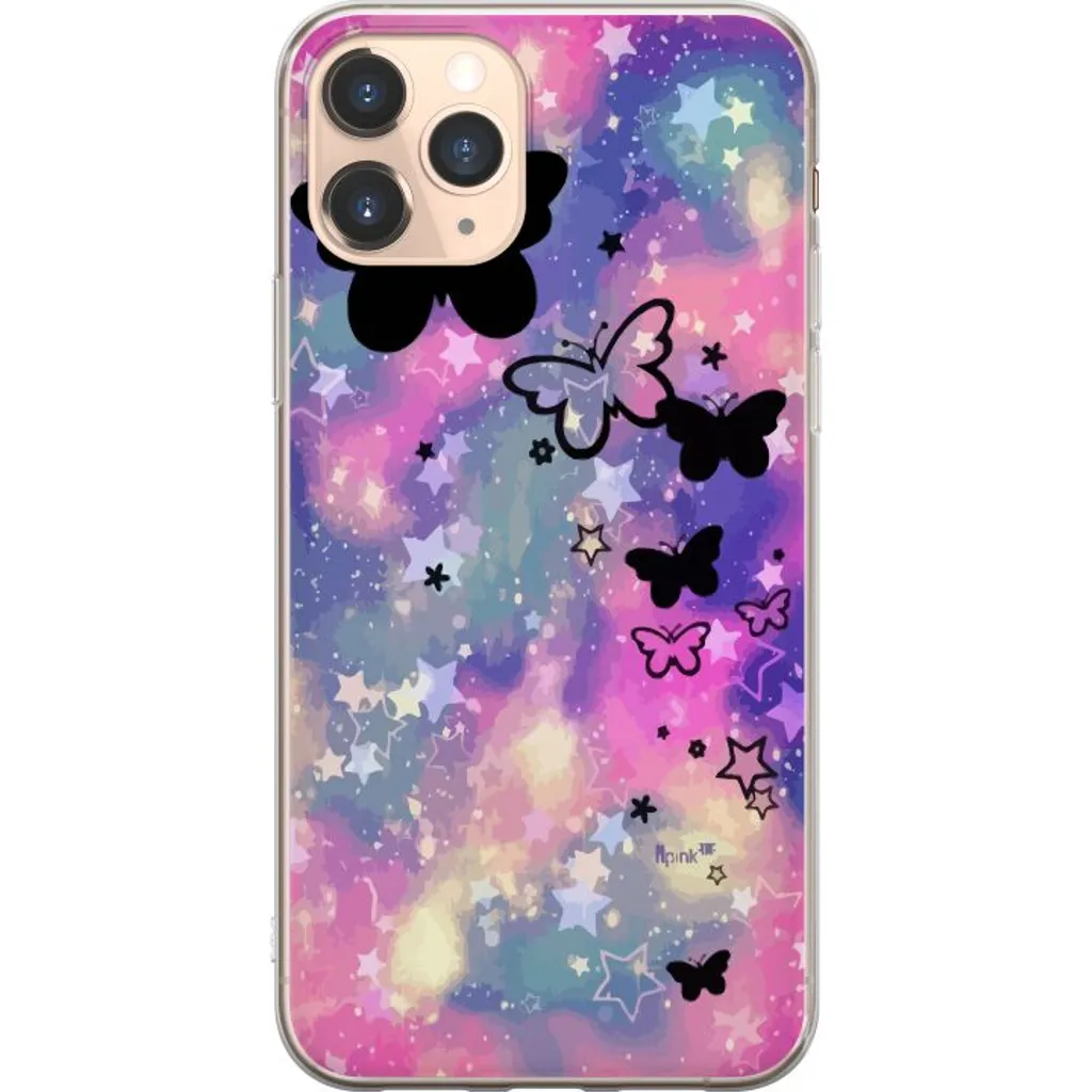 Apple iPhone 11 Pro Gjennomsiktig Telefondeksel Flygande fjärillar v:2700454