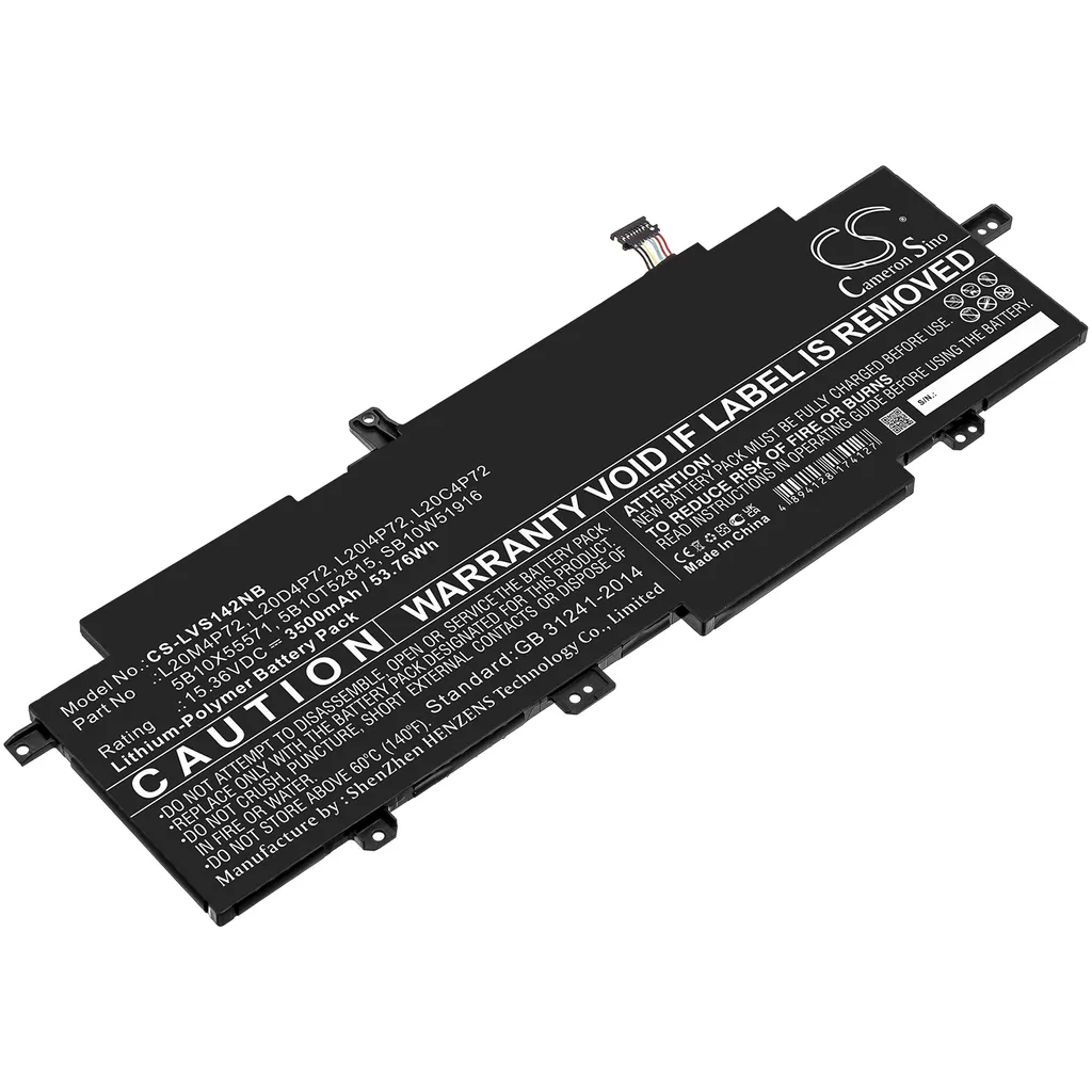 Batteri til Lenovo TP00130AUC, 15.36V, 3500mAh v:9521550