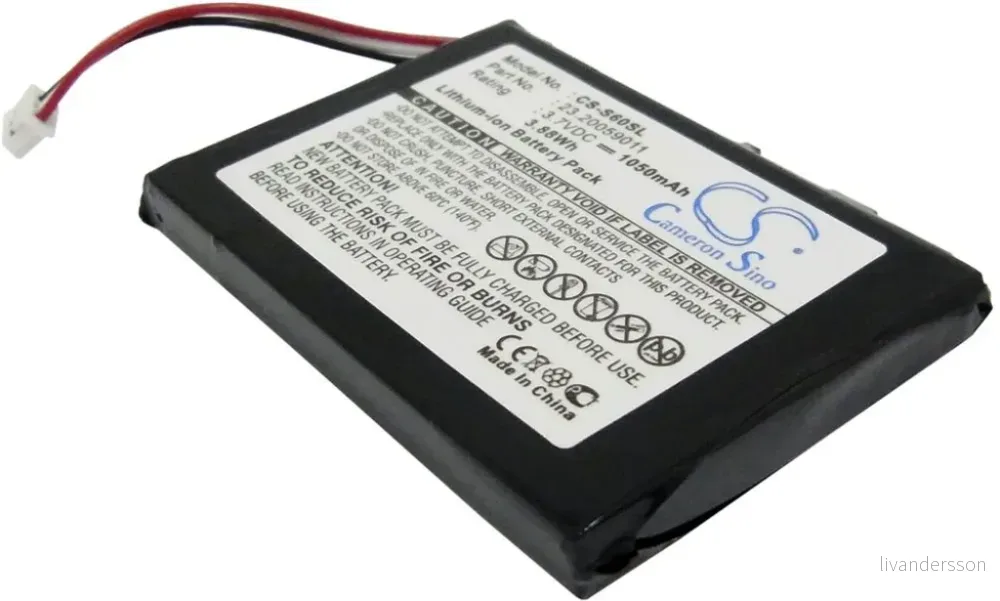 Batteri til Acer S60, 3.7V, 1050 mAh v:1057053