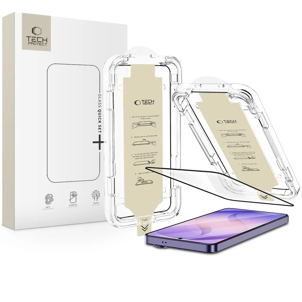 Tech-Protect Quick Set AR+ Skjermbeskytter til Samsung Galaxy S26 Ultra v:1068527