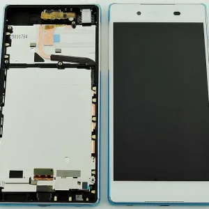 Xperia Z3+ Skärm LCD-LCD-skjerm med ramme – Hvit v:3709220