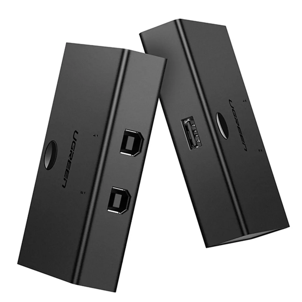 UGREEN USB 2.0 Switch USB-A til 2x USB-B – Svart v:9303772