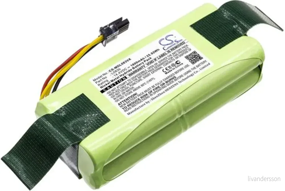 Batteri til Midea VCR01, 14,4V, 1800mAh v:3449712