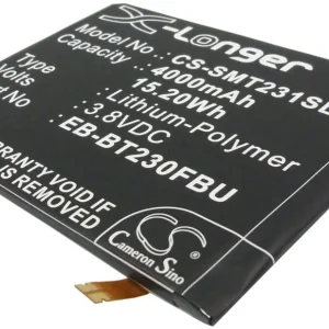 Batteri til Samsung SM-T230NU, 3.8V, 4000 mAh v:4125193 Batteri til Samsung SM-T230NU, 3.8V, 4000 mAh v:4125193