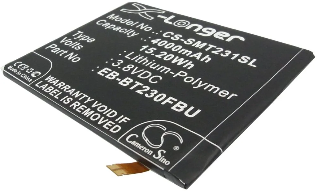 Batteri til Samsung SM-T230NU, 3.8V, 4000 mAh v:4125193
