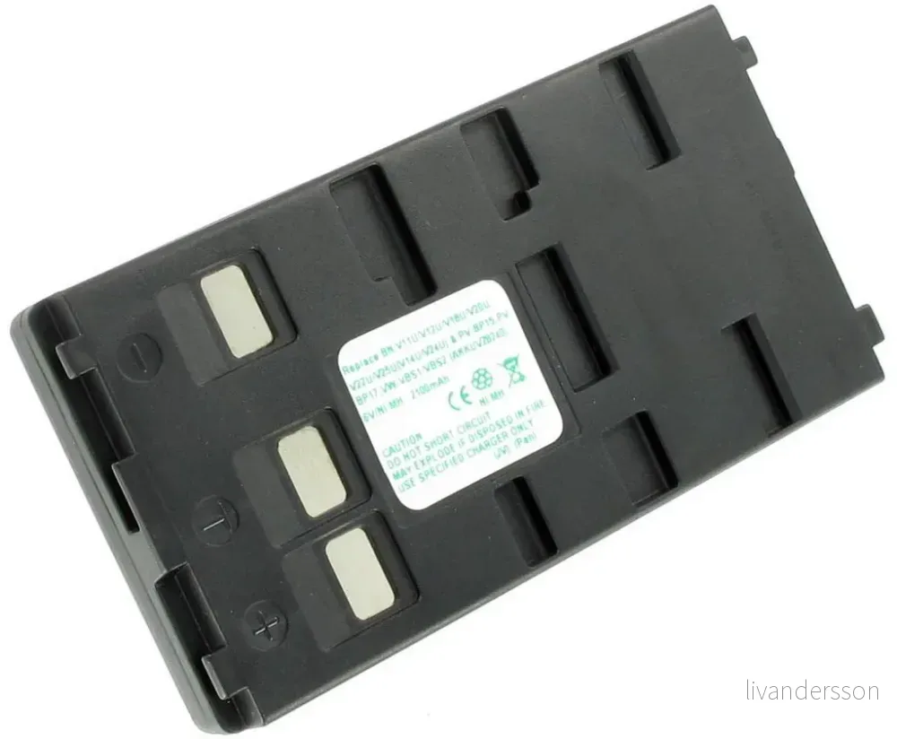Batteri til Jvc GR-SV1U, 6,0, 2100mAh v:5441922