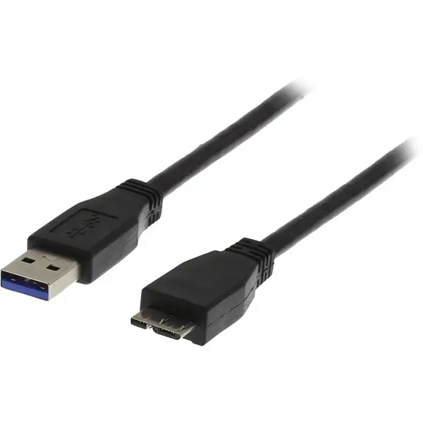DELTACO Micro USB B 3.0, 2m, Sort v:6642268