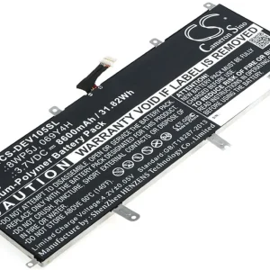 Batteri til 069Y4H for Dell, 3.7V, 8600 mAh v:8475512 Batteri til 069Y4H for Dell, 3.7V, 8600 mAh v:8475512