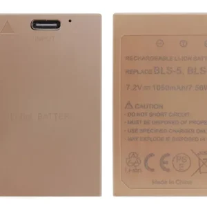 Batteri til BLS-5 for Olympus, 7.2V, 1050mAh v:3226038