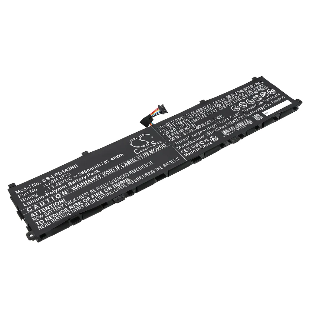 Batteri til ThinkPad P1 Gen 5-21DC000QMX, 15.48V, 5650mAh v:4935910