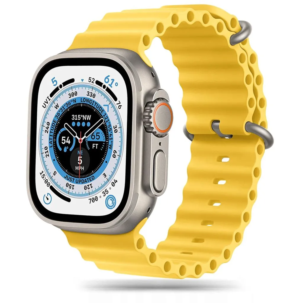 Tech-Protect IconBand Pro Klokkereim til Apple Watch 42/44/45/49 mm – Gul v:9766275