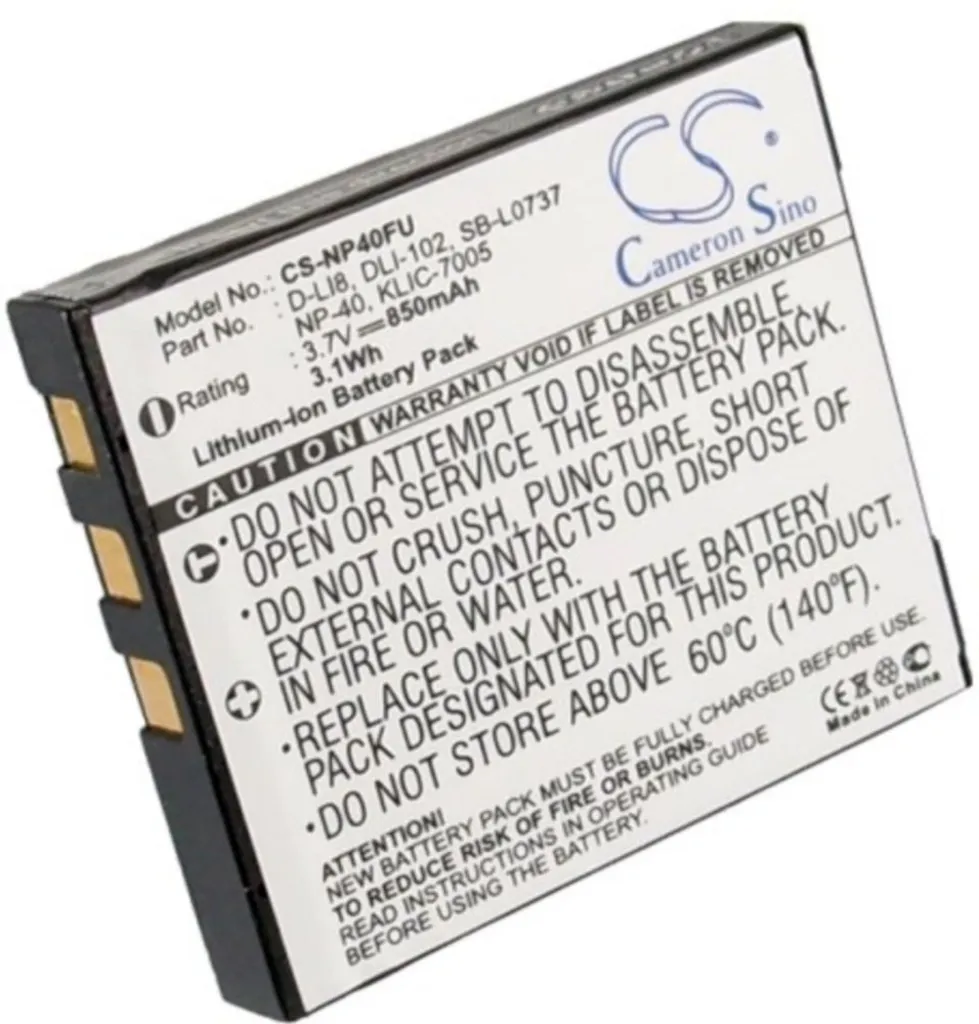 Batteri til Jay-tech JayCam i6550, 3.7V, 850 mAh v:9301517