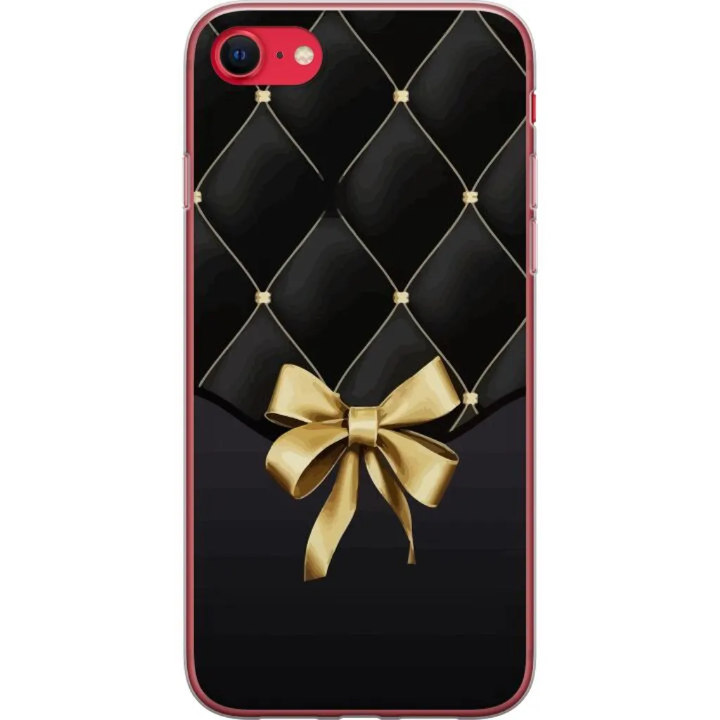 Apple iPhone SE (2022) Gjennomsiktig Telefondeksel Elegant Rosett v:3803742