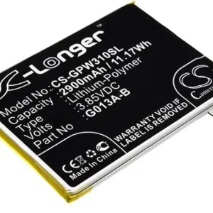 Batteri til 823-00073-01 for Google, 3.85V, 2900 mAh v:1754863 Batteri til 823-00073-01 for Google, 3.85V, 2900 mAh v:1754863