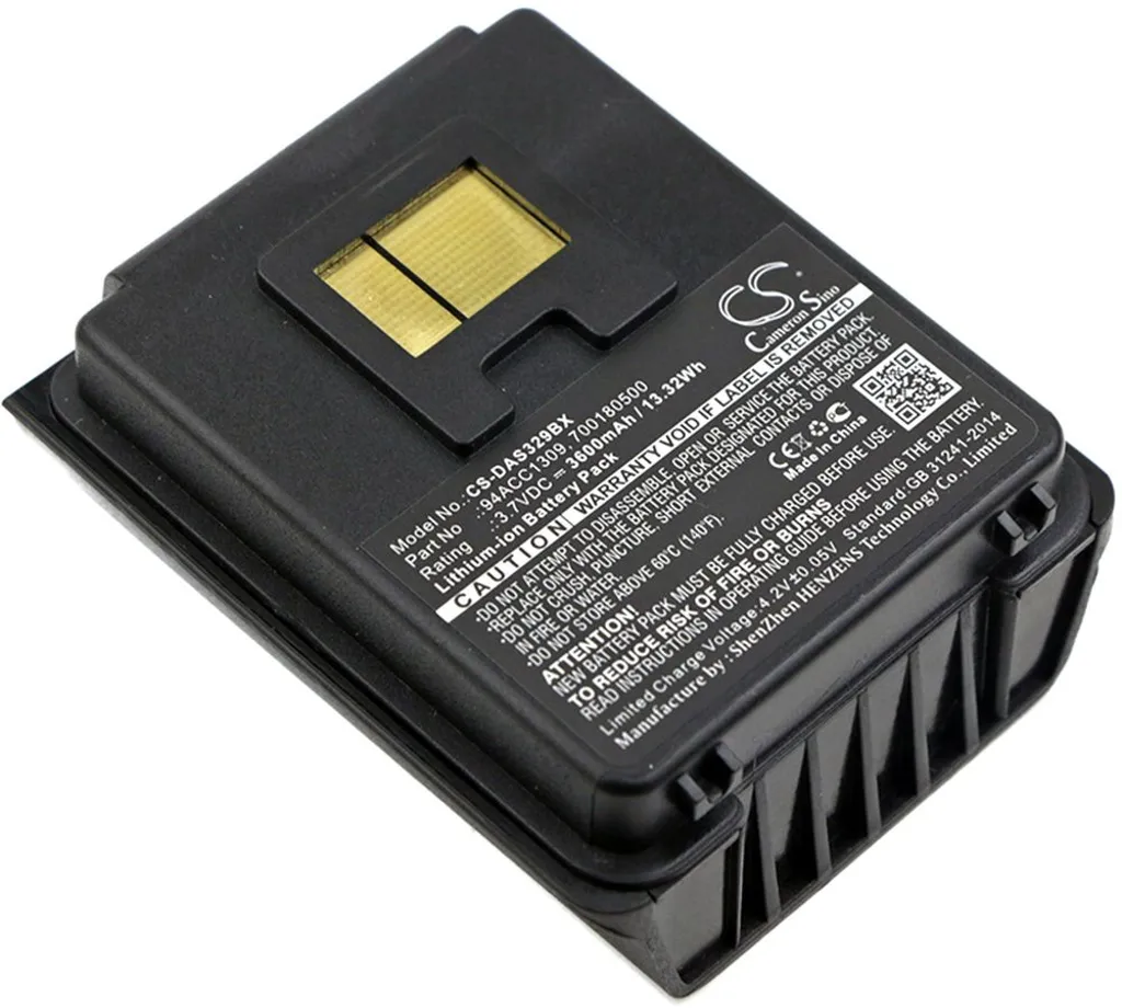 Batteri til Datalogic Skorpio Gun, 3.7V, 3600 mAh v:5217448