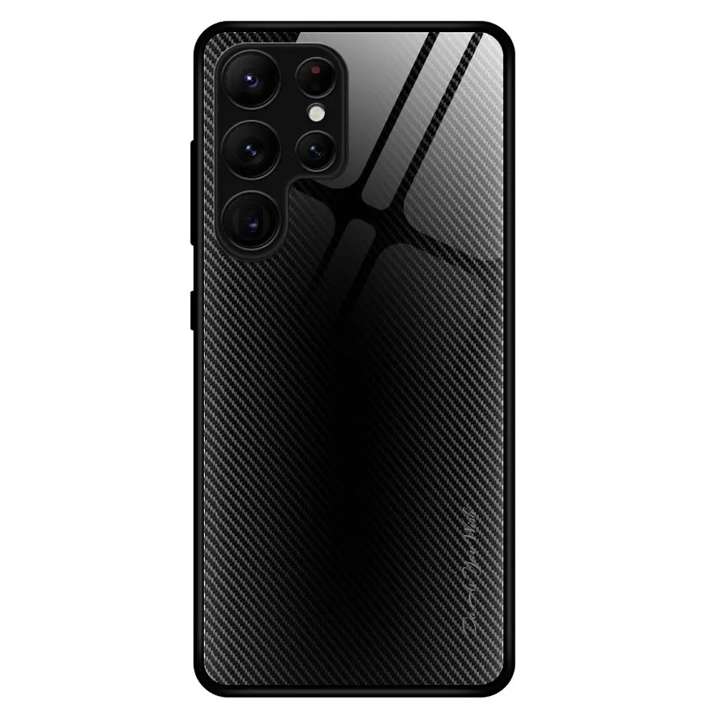 Samsung Galaxy S23 Ultra Carbon Fiber deksel – Svart v:1790801