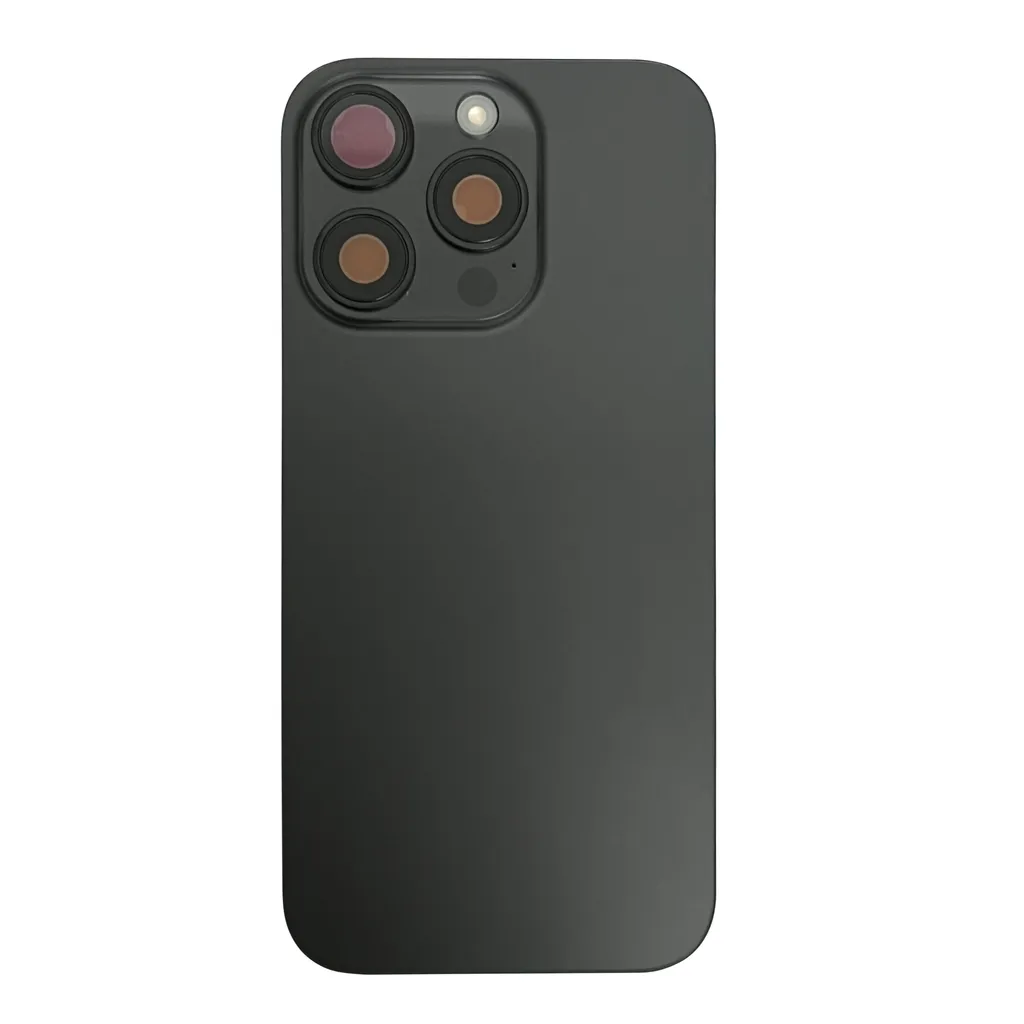 iPhone 15 Pro Bakdeksel med Små Deler (uten logo) – Sort Titanium v:9493876