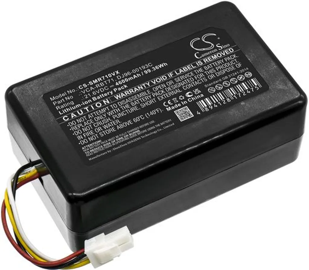 Batteri til Samsung VR20J9040WG, 21.6V, 4600 mAh v:4343550
