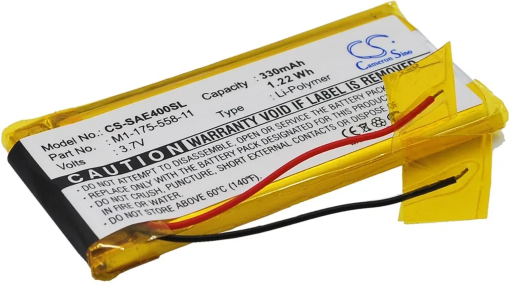 Batteri til Sony NW-E407, 3.7V, 330 mAh v:2136607