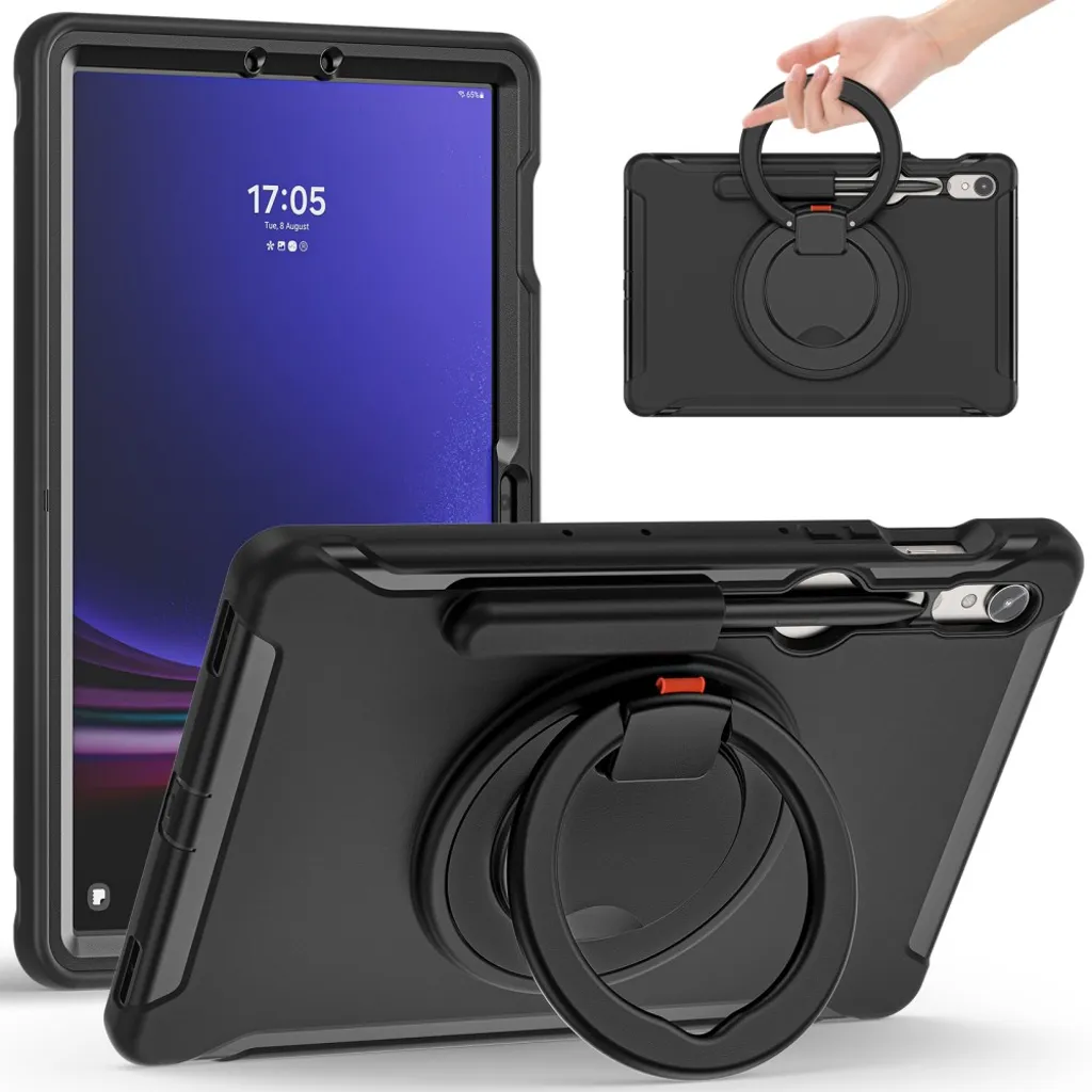 Samsung Galaxy Tab S9 FE / S10 FE etc. deksel med pennelomme – Sort v:2553483