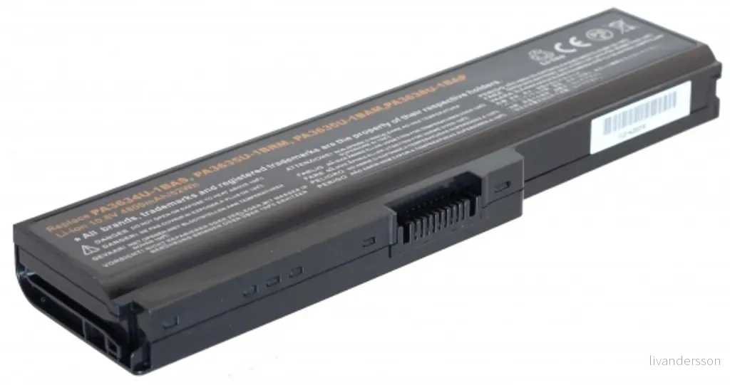 Batteri til Toshiba Satellite L750/0L8, 10,8V, 4400 mAh v:6424508
