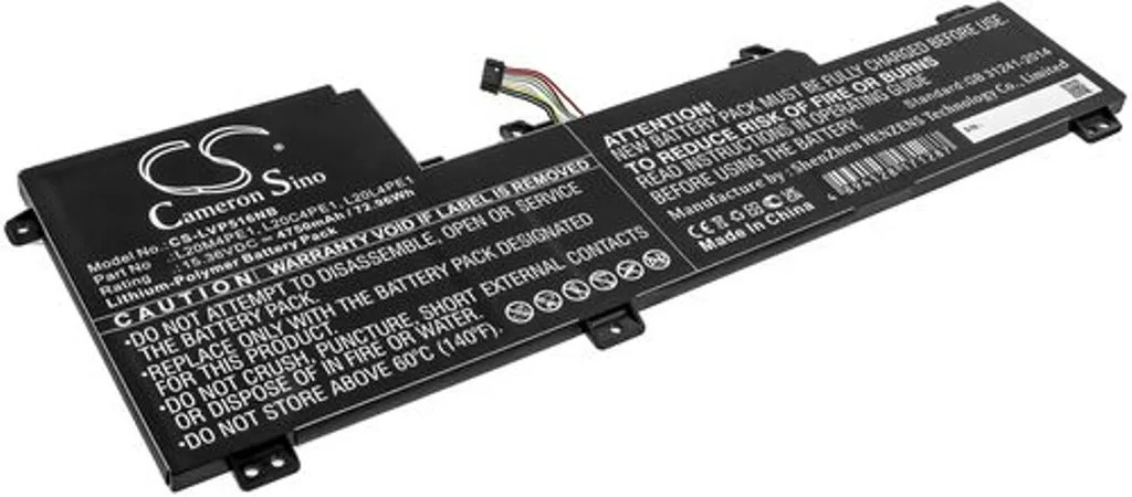 Batteri til Lenovo IdeaPad 5 Pro-16ACH6, 15.36V, 4750 mAh v:5323688