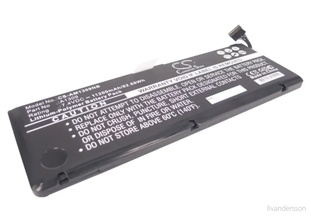 Batteri til Apple MacBook Pro 17 MC226ZP/A, 7.4V, 11200 mAh v:7012546