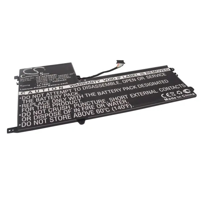 Batteri til 99TA026H for HP, 7.4V, 3350 mAh v:7080729 Batteri til 99TA026H for HP, 7.4V, 3350 mAh v:7080729